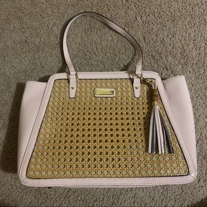🛍🎊 Pink Anne Klein Bag with woven details